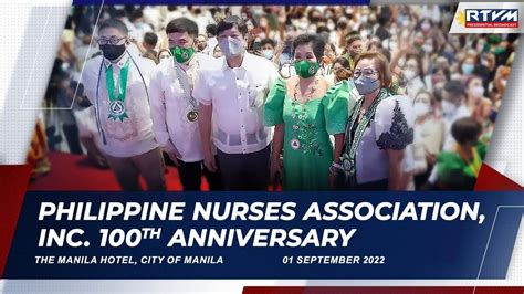 Philippine Nurses Association Resumes Lifetime .